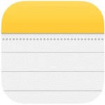 Icona delle note in iOS