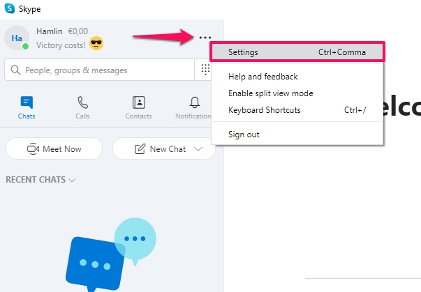 Come impostare lo sfondo personalizzato nelle videochiamate Skype