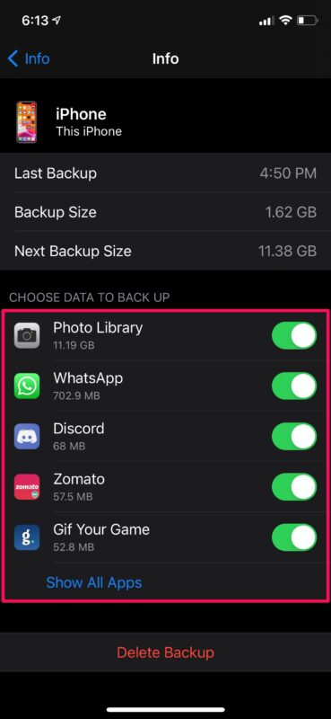 Risoluzione dei problemi di backup di iCloud