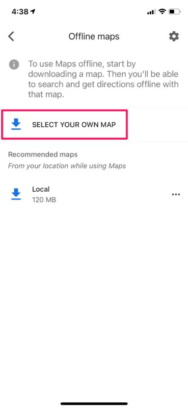 Come scaricare mappe offline in Google Maps per iPhone