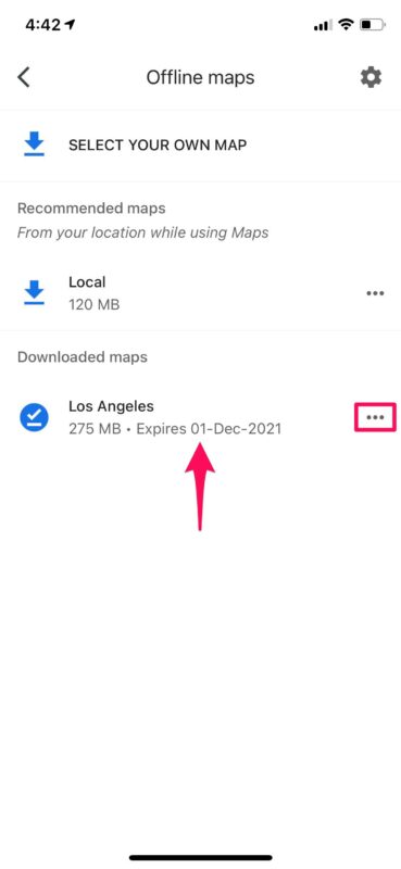 Come scaricare mappe offline in Google Maps per iPhone