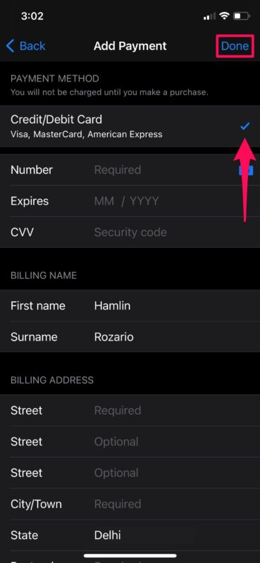 Come aggiungere un metodo di pagamento all'ID Apple su iPhone e iPad