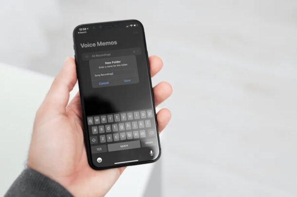 Come archiviare memo vocali nelle cartelle su iPhone