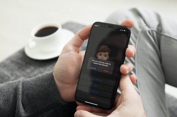 Come eliminare memoji indesiderati su iPhone