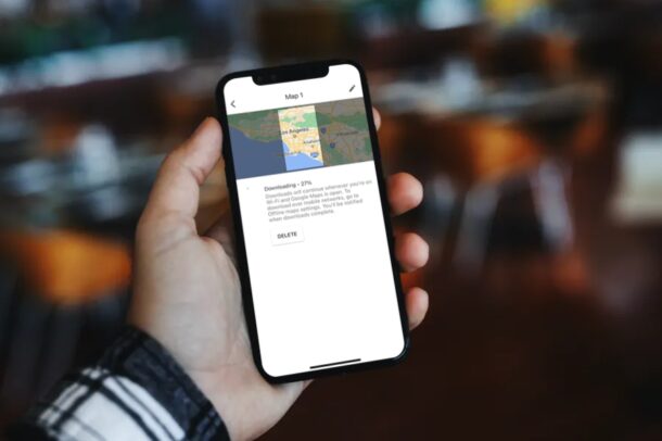 Come scaricare mappe offline in Google Maps per iPhone