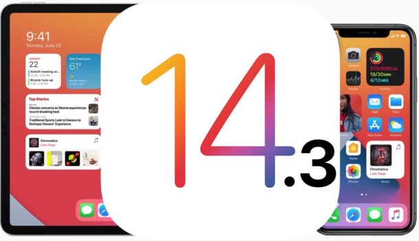 iOS 14.3 e iPadOS 14.3