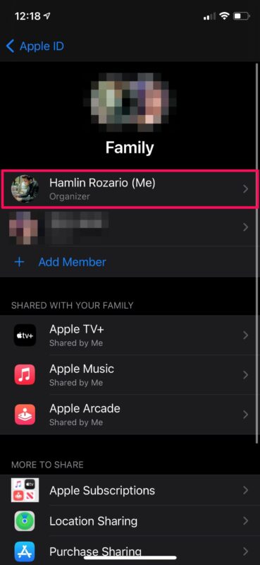 Come interrompere la condivisione di Apple Music con i membri della famiglia