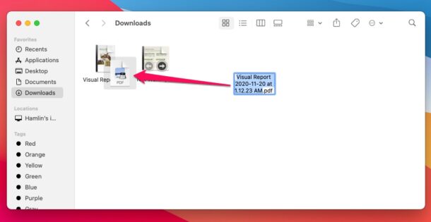 Come combinare file in un PDF su Mac
