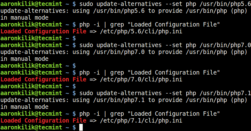 Trova il file di configurazione PHP