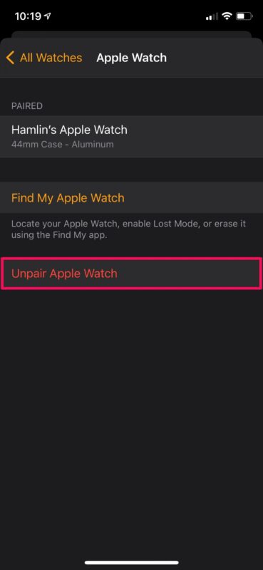 Come ripristinare Apple Watch dal backup