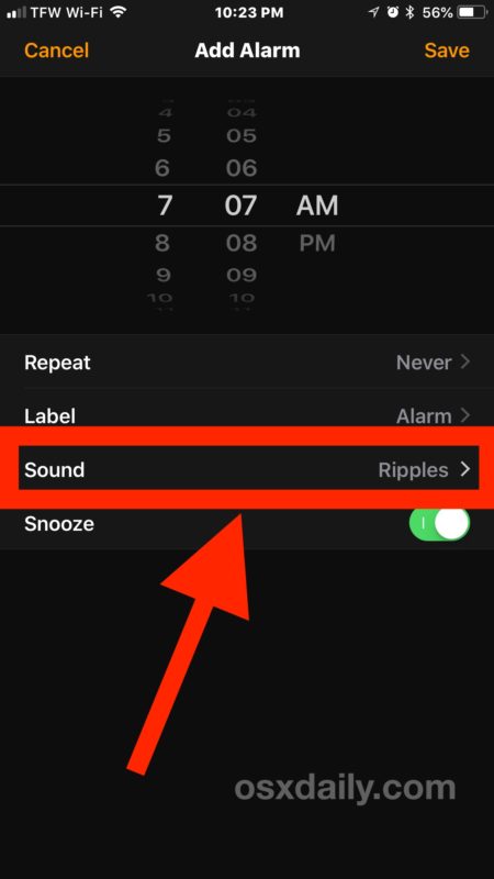 Come impostare una sveglia vibrante su iPhone 