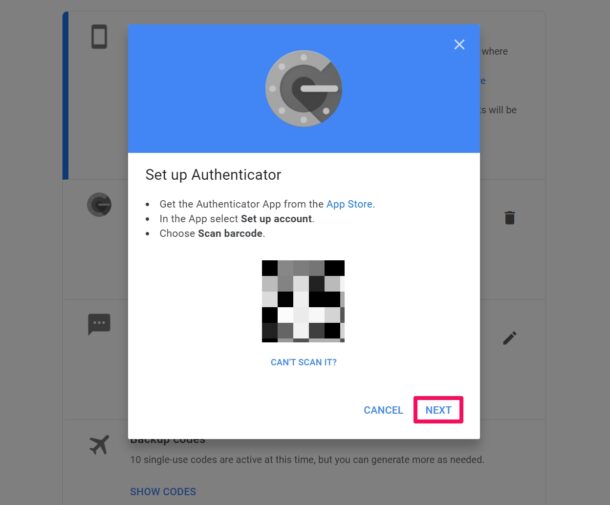 Come spostare l'account Google Authenticator su un nuovo iPhone
