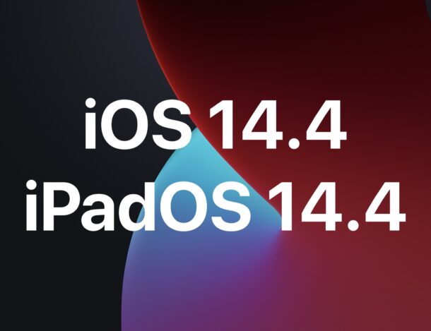 iOS 14.4 e iPadOS 14.4