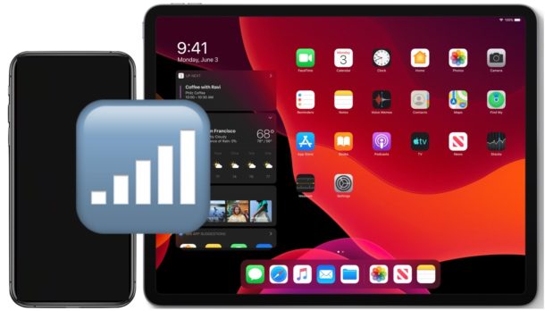 Collega l'iPad all'iPhone Instant Hotspot Wi-Fi