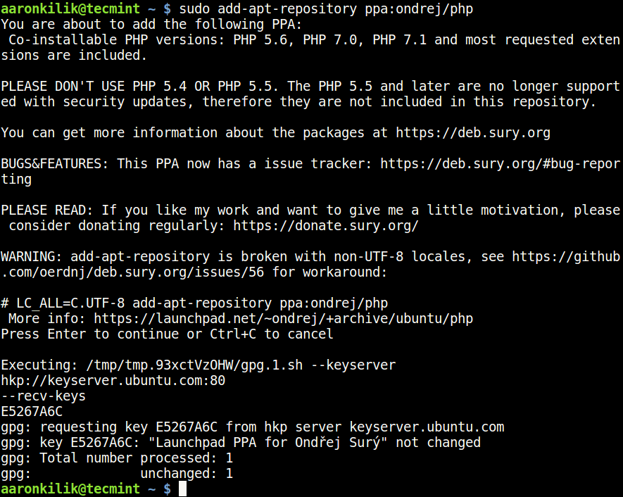 Aggiungi PPA in Ubuntu