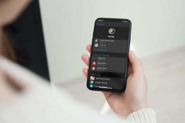 Come rimuovere un membro dalla condivisione familiare su iPhone
