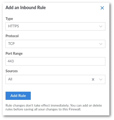 Consenti la connessione HTTP e HTTPS utilizzando il firewall Linode