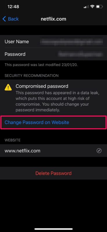 Come controllare i consigli sulla sicurezza della password su iPhone e iPad