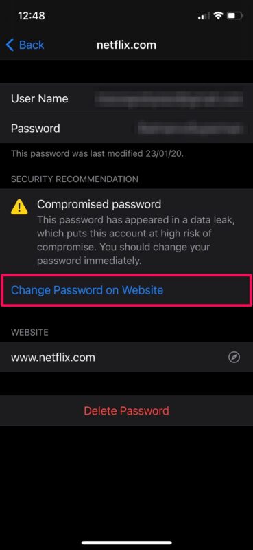 Come controllare i consigli sulla sicurezza della password su iPhone e iPad