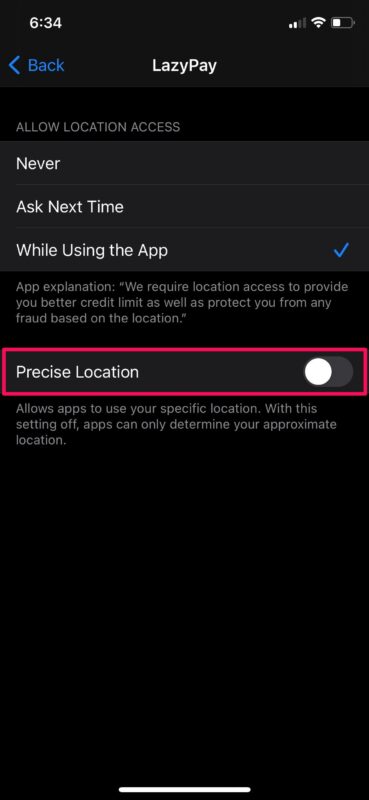 Come utilizzare la posizione precisa e approssimativa su iPhone