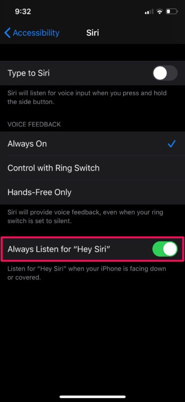Come fare in modo che Siri risponda alla voce anche se lo schermo dell'iPhone è coperto