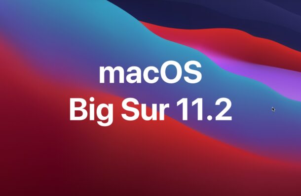 macOS Big Sur 11.2