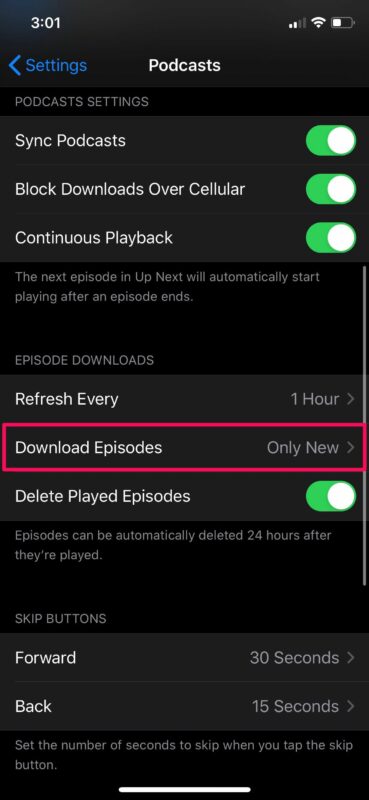 Come fermare i podcast che scaricano automaticamente nuovi episodi su iPhone e iPad