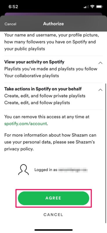 Come collegare Shazam a Spotify invece di Apple Music