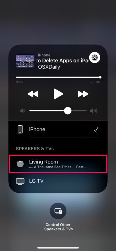 Come riprodurre l'audio di YouTube con AirPlay su HomePod