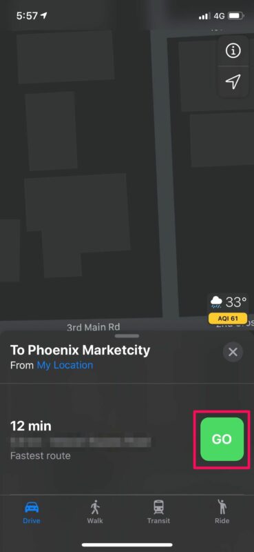 Come condividere l'ora di arrivo con Maps su iPhone