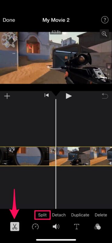 Come tagliare e tagliare video su iPhone e iPad con iMovie