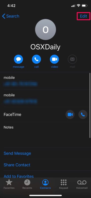 Come disattivare l'audio di un contatto su iPhone per silenziare chiamate, messaggi e notifiche da parte loro