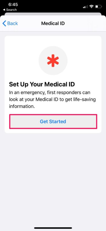 Come condividere automaticamente l'ID medico durante le chiamate di emergenza da iPhone