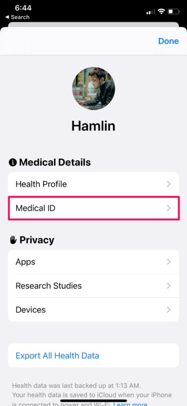 Come condividere automaticamente l'ID medico durante le chiamate di emergenza da iPhone