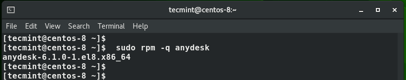 Verifica l'installazione del pacchetto