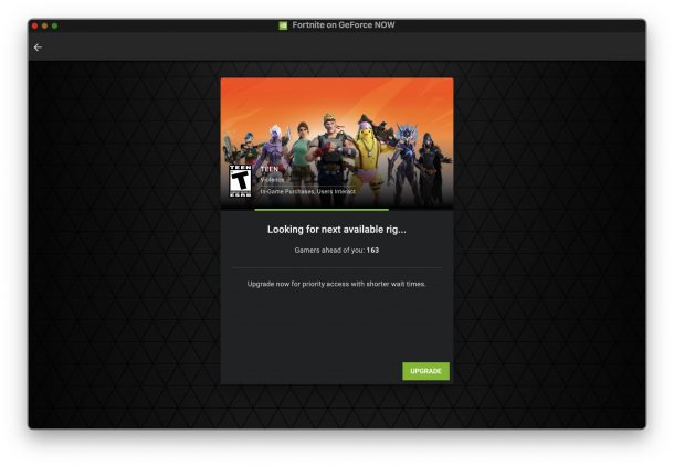 Giocare a Fortnite su GeForceNow funziona alla grande ma ci sono code per la versione gratuita