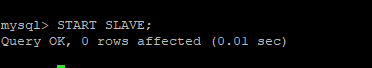 Avvia MySQL Slave Server
