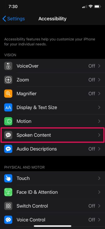 Come usare la selezione vocale su iPhone e iPad