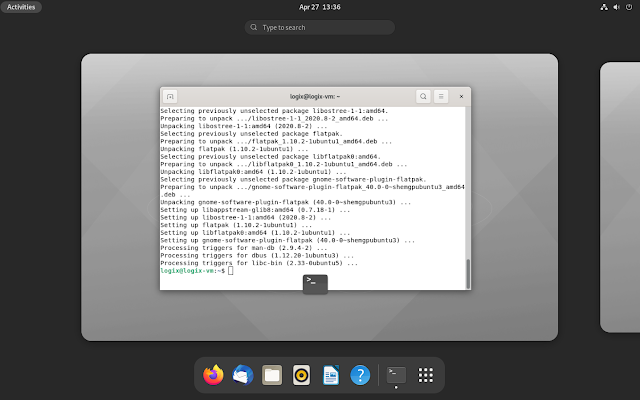 GNOME 40 Ubuntu 21.04 Schermate di Ippopotamo irsuto