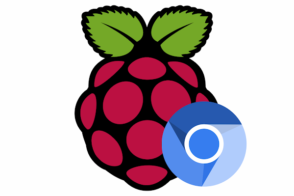 Loghi Raspberry Pi e Chromium