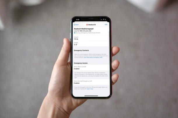 Come condividere automaticamente l'ID medico durante le chiamate di emergenza da iPhone