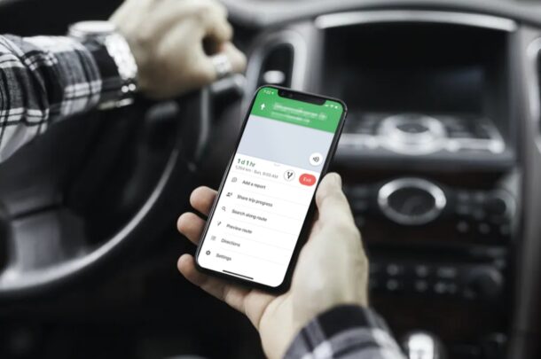 Come condividere i progressi del viaggio con Google Maps su iPhone