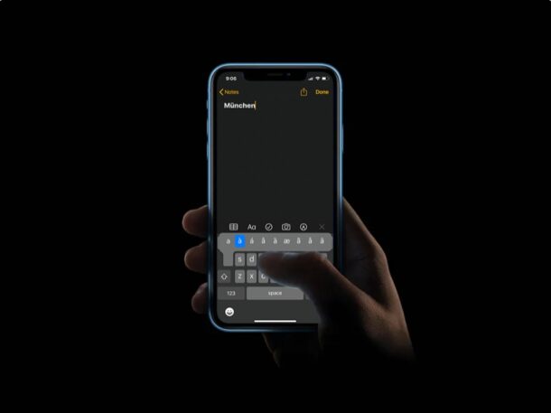 Come digitare lettere in accento sulla tastiera di iPhone e iPad