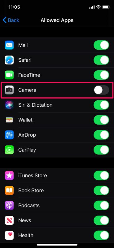 Come disattivare la fotocamera su iPhone e bloccare lo schermo