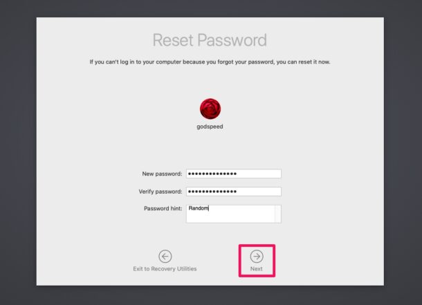 Come reimpostare la password di MacOS con il terminale