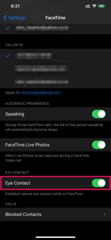 Come abilitare il contatto visivo per FaceTime su iPhone e iPad