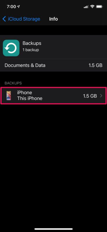 Come ridurre le dimensioni dei dati di backup di iCloud su iPhone