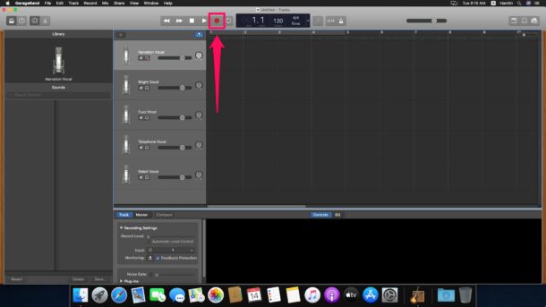 Come registrare podcast su Mac con GarageBand