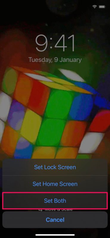 Come impostare una GIF come sfondo su iPhone e iPad