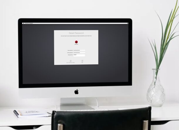 Come reimpostare la password di MacOS con il terminale